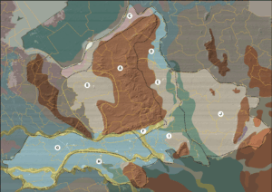 Overzichtskaart indeling regio's